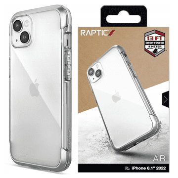 RAPTIC Ovitek Raptic X-Doria Air za iPhone 14 Plus, oklepni, srebrn