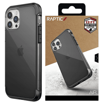 RAPTIC Ovitek Raptic X-Doria Air za iPhone 14 Pro Max, oklepljen, črn