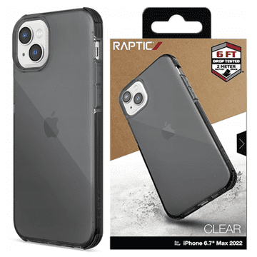 RAPTIC Ovitek Raptic X-Doria Clear za iPhone 14 Plus, oklepni, siv
