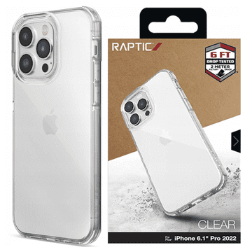 RAPTIC Raptic X-Doria Clear Case oklepni prozorni ovitek za iPhone 14 Pro