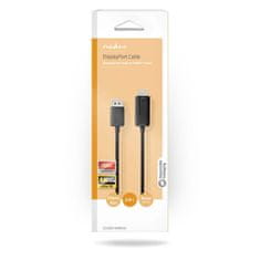 Nedis Displayport kabel | DisplayPort moški | Priključek HDMI | 4K@60Hz | Ponikljano | 2,00 m | Okrogla | PVC | Črna | Škatle 