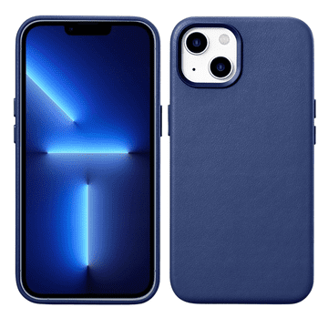 1 to 3 Usnjeni Ovitek Icarer Za Iphone 14 Plus Naravno Usnje Z Magsafe