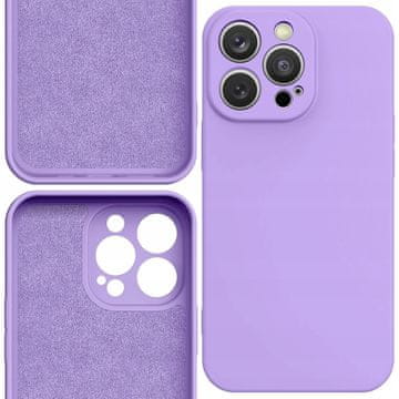 HURTEL Silikonski ovitek za iPhone 14 Plus vijoličen