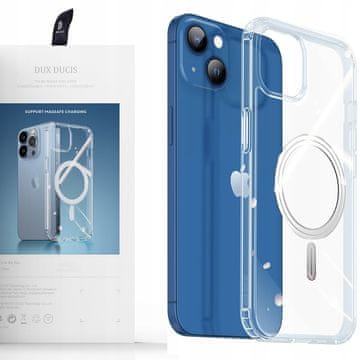 Dux Ducis Magnetni ovitek Dux Ducis Clin za iPhone 14 Plus, združljiv z MagSafe, prozoren