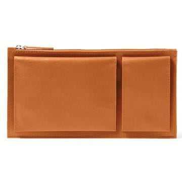 shumee Lexon ploska potovalna večnamenska denarnica rjave barve