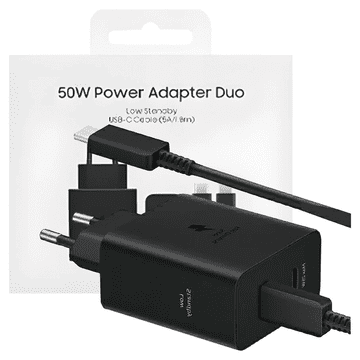 1 to 3 Stenski Polnilec Samsung 50W Pd Za Galaxy S10 S20 S 5A Kablom Usb-C 1,8M