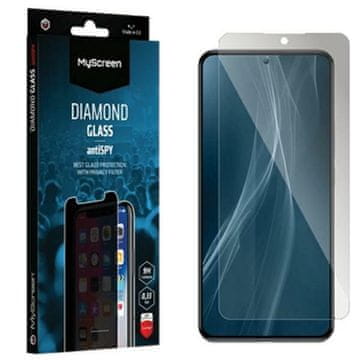 MyScreen Protector Kaljeno steklo za iPhone 16 Plus MS AntiSpy z aplikatorjem