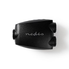Nedis Adapter TosLink | TosLink Ženski | 2x TosLink ženski | Razdelilnik | ABS | Črna | 1 kos | pretisni omot 