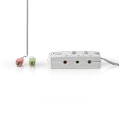 Nedis Avdio stikalo | Priključni vhod: 2x 3,5 mm moški | Priključni izhod: 3x 3,5 mm ženski + 2,5 mm ženski | Funkcionalni nadzor: Navodila za uporabo | Število gumbov: 3 