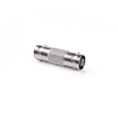 Nedis BNC adapter | BNC ženski | BNC ženski | Ponikljano | 50 ohmov | Naravnost | Kovina | Srebro | 10 kosov | ovojnica 