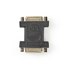 Nedis DVI adapter | DVI-I 24+5-pin ženski | DVI-I 24+5-pin ženski | Ponikljano | Naravnost | PVC | Črna | Plastična vrečka 