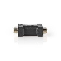 Nedis DVI adapter | DVI-I 24+5-pin ženski | DVI-I 24+5-pin ženski | Ponikljano | Naravnost | PVC | Črna | Plastična vrečka 