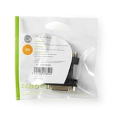 Nedis DVI adapter | DVI-I 24+5-pin ženski | DVI-I 24+5-pin ženski | Ponikljano | Naravnost | PVC | Črna | Plastična vrečka 