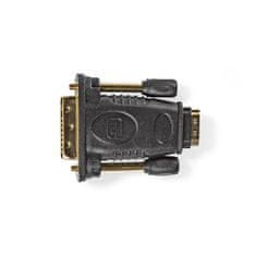 Nedis Adapter HDMI | DVI-D 24+1-pin moški | HDMI izhod | Ponikljano | Naravnost | ABS | Črna | 1 kos | Škatla 
