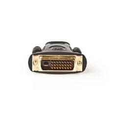 Nedis Adapter HDMI | DVI-D 24+1-pin moški | HDMI izhod | Ponikljano | Naravnost | ABS | Črna | 1 kos | Škatla 