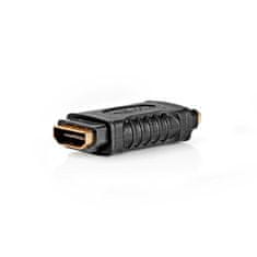 Nedis Adapter HDMI | HDMI ženski | HDMI ženski | Pozlačeno | Naravnost | ABS | Črna | 1 kos | Škatla 