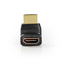 Nedis Adapter HDMI | Priključek HDMI | HDMI izhod | Pozlačeno | Pod kotom 270° | ABS | Črna | 1 kos | Škatla 