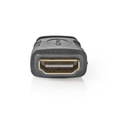 Nedis Adapter HDMI | HDMI mikro priključek | HDMI izhod | Pozlačeno | Naravnost | ABS | Črna | 1 kos | Škatla 