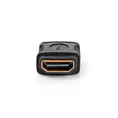 Nedis Adapter HDMI | HDMI ženski | HDMI ženski | Pozlačeno | Naravnost | ABS | Črna | 1 kos | Škatla 