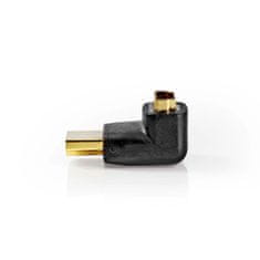 Nedis Adapter HDMI | Priključek HDMI | HDMI izhod | Pozlačeno | Pod kotom 270° | ABS | Črna | 1 kos | Škatla 