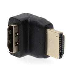 Nedis Adapter HDMI | Priključek HDMI | HDMI izhod | Pozlačeno | Pod kotom 270° | ABS | Črna | 1 kos | Škatla 