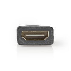 Nedis Adapter HDMI | Mini priključek HDMI | HDMI izhod | Pozlačeno | Naravnost | ABS | Črna | 1 kos | pretisni omot 