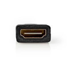 Nedis Adapter HDMI | HDMI mikro priključek | HDMI izhod | Pozlačeno | Naravnost | ABS | Črna | 1 kos | Škatla 