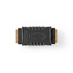Nedis Adapter HDMI | HDMI ženski | HDMI ženski | Pozlačeno | Naravnost | ABS | Črna | 1 kos | Škatla 