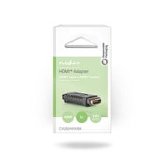 Nedis Adapter HDMI | HDMI ženski | HDMI ženski | Pozlačeno | Naravnost | ABS | Črna | 1 kos | Škatla 