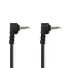 Nedis Avdio Video kabel | 3,5 mm moški | 3,5 mm moški | Ponikljano | 1,00 m | Okrogla | PVC | Črna 