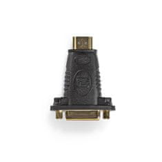Nedis Adapter HDMI | Priključek HDMI | DVI-D 24+1-pin ženski | Pozlačeno | Naravnost | ABS | Črna | 1 kos | Škatla 