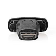 Nedis Adapter HDMI | HDMI vhod | DVI-D 24+1-pin ženski | Ponikljano | Naravnost | ABS | Črna | 1 kos | Škatla 