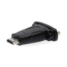 Nedis Adapter HDMI | Priključek HDMI | DVI-D 24+1-pin ženski | Pozlačeno | Naravnost | ABS | Črna | 1 kos | Škatla 