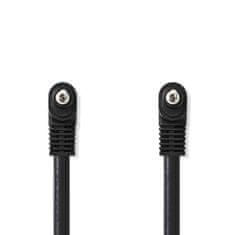 Nedis Avdio Video kabel | 3,5 mm moški | 3,5 mm moški | Ponikljano | 1,00 m | Okrogla | PVC | Črna 