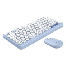 Havit Havit KB279GCM 2-v-1 brezžični igralni komplet tipkovnica + miška (modra) (QWERTY)