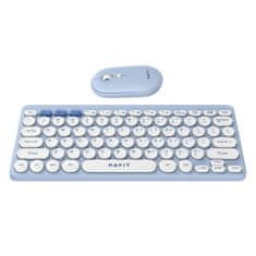 Havit Havit KB279GCM 2-v-1 brezžični igralni komplet tipkovnica + miška (modra) (QWERTY)