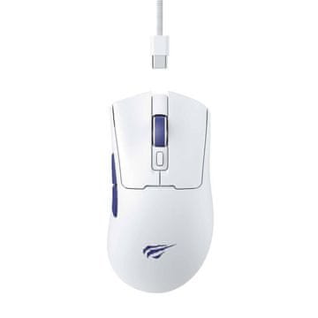 Havit Havit MS966 RGB žična igralna miška (bela)