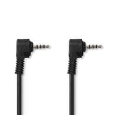 Nedis Avdio video kabel | 3,5 mm Hane | 3,5 mm Hane | Nikelj Platerad | 2,00 m | Okrogla | PVC | Svart 