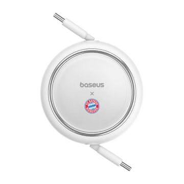 BASEUS  USB-C do USB-C 100W kabel (Bayern Edition, Bela)
