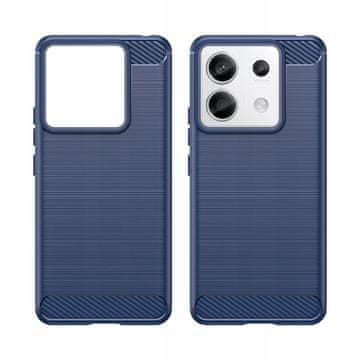 HURTEL Ovitek iz karbona za Xiaomi Redmi Note 13 Pro - moder