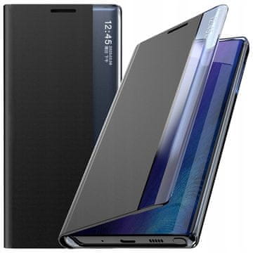 HURTEL Nov ovitek za spanje za Xiaomi Redmi Note 12 5G / Poco X5 5G s stojalom in pokrovom, črne barve