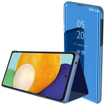 HURTEL Ovitek Clear View za Samsung Galaxy A24 4G z zavihkom modre barve