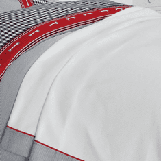 Issimo Ekskluzivna Posteljnina iz bombažnega satena BLUE CHECK 200x220 / 50x70(4)