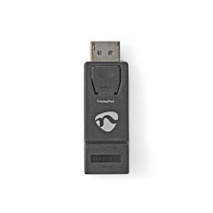 Nedis Adapter Displayport | DisplayPort moški | HDMI ženski | 4K@30Hz | Ponikljano | Naravnost | Okrogla | ABS | ABS | Črna | Škatla 