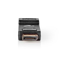Nedis Adapter Displayport | DisplayPort moški | HDMI ženski | 4K@30Hz | Ponikljano | Naravnost | Okrogla | ABS | ABS | Črna | Škatla 