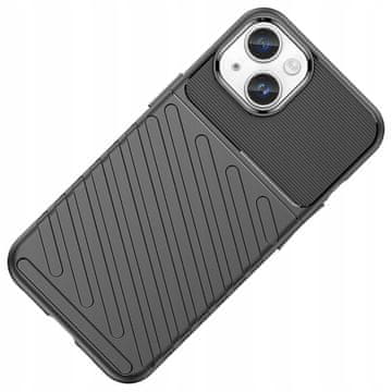 HURTEL Ovitek Thunder za iPhone 15 Plus - črn
