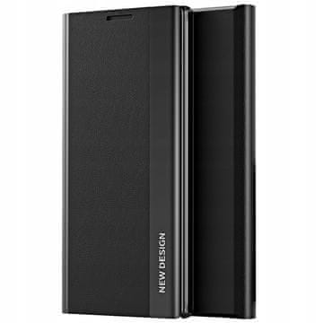 HURTEL Ovitek Sleep Case Pro za Samsung Galaxy S23+ z zavihkom in stojalom, črn