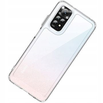 HURTEL Ovitek Outer Space za Xiaomi Poco X5 5G / Redmi Note 12 5G s fleksibilnim okvirjem, prozoren
