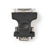 Nedis VGA adapter | VGA moški | DVI-I 24+5-pin ženski | Ponikljano | Naravnost | ABS / kovina | Črna | pretisni omot 