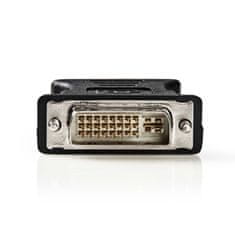 Nedis DVI adapter | DVI-I 24+5-polni moški | VGA ženski 15p | Ponikljano | Naravnost | PVC | Črna | Škatla 